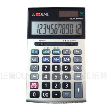 12 Digits Office Calculator with Optional En & Jp Tax Function (LC228T-JP)